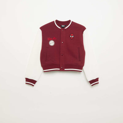 'Marvel' 'Spider-Man' Fleece Jacket RED