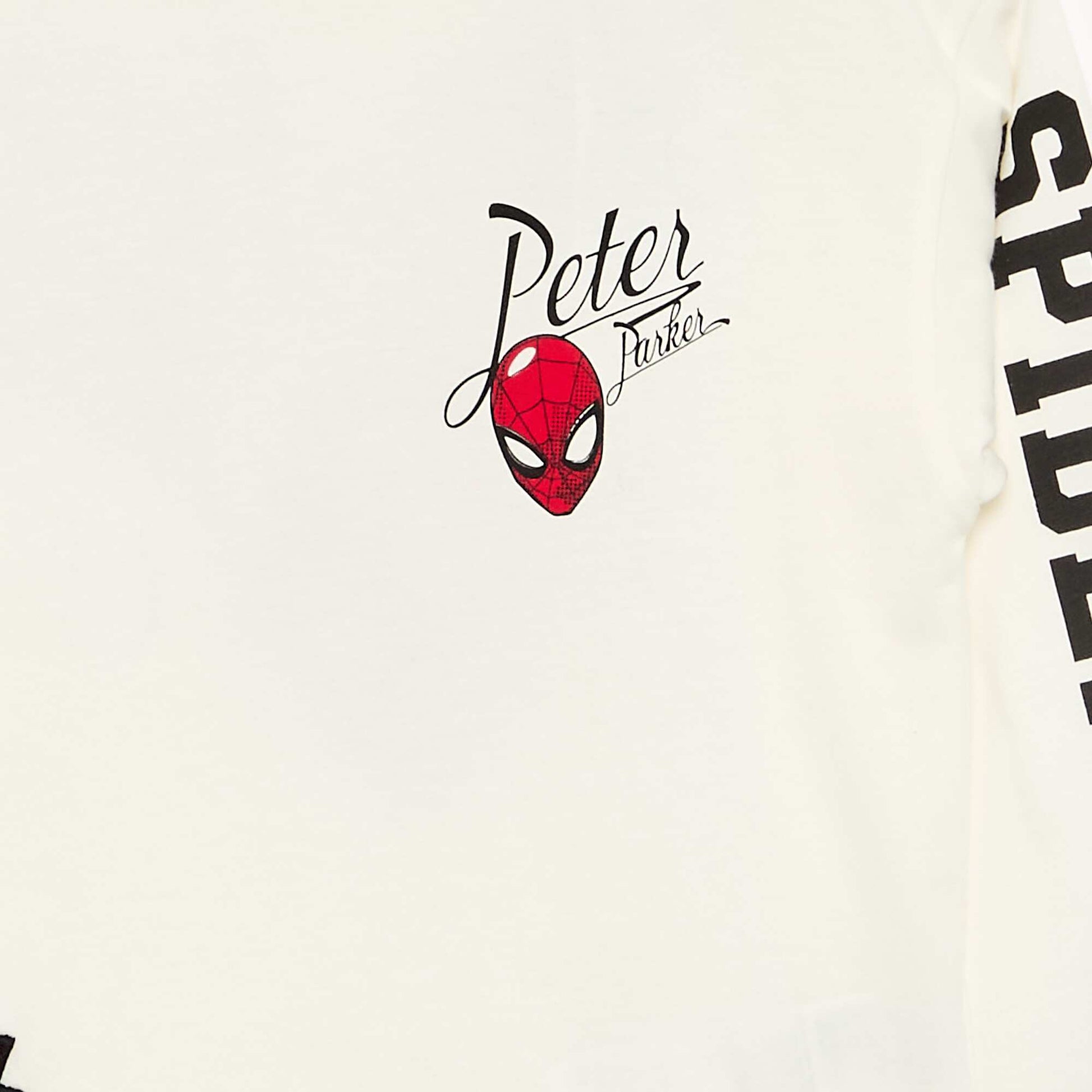 Long-sleeved 'Marvel' 'Spider-Man' T-shirt WHITE