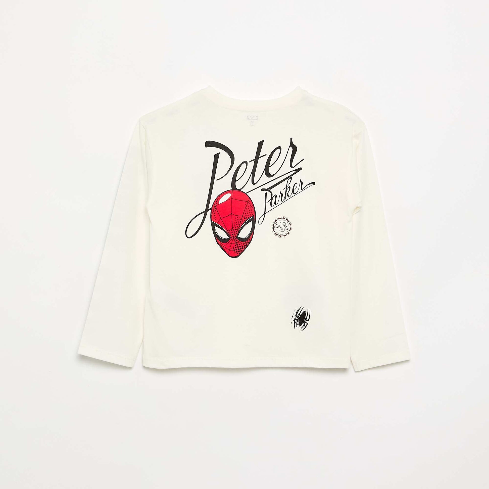Long-sleeved 'Marvel' 'Spider-Man' T-shirt WHITE