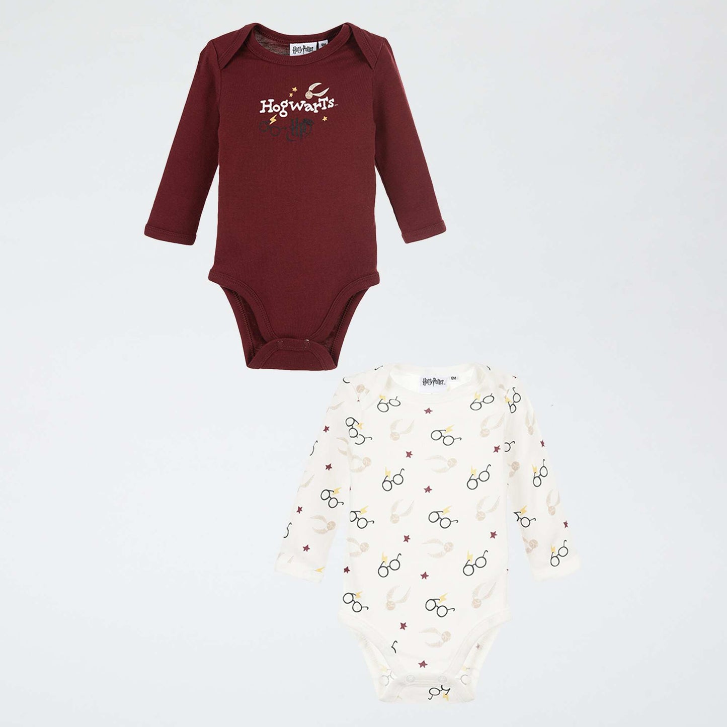 2-Pack 'Harry Potter' Bodysuits BROWN