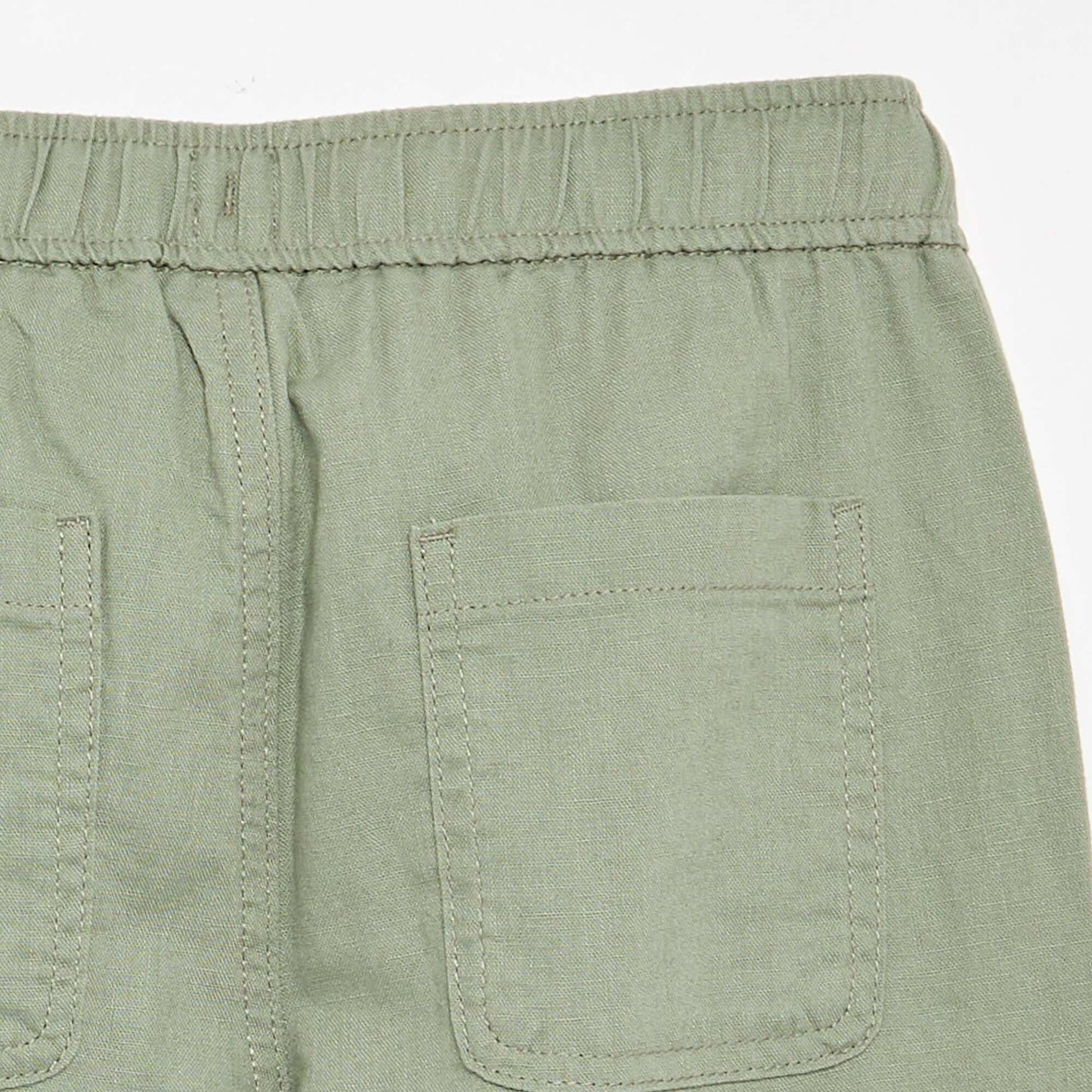 Linen and cotton trousers GREEN