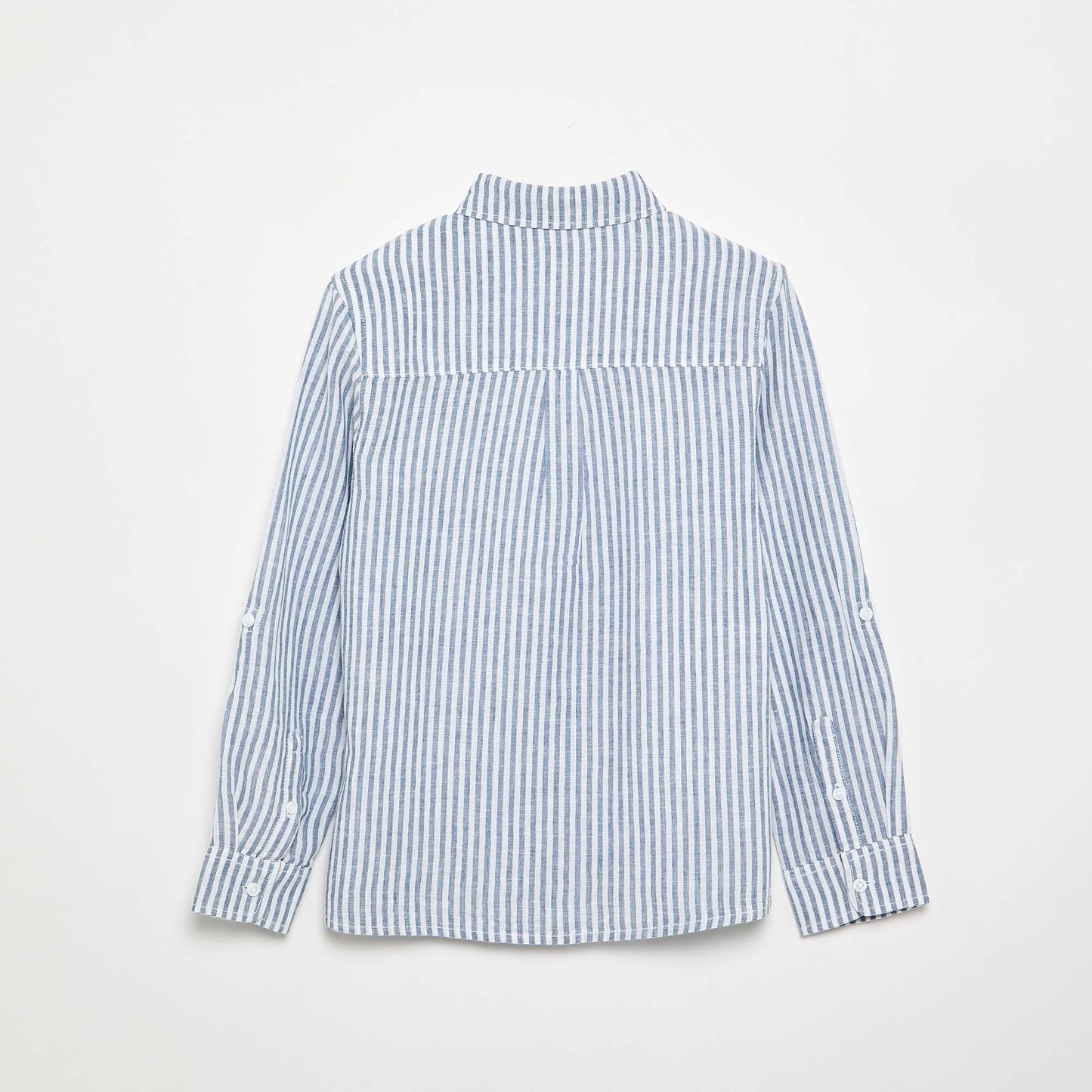 Long-sleeved shirt with chest pocket WHITE