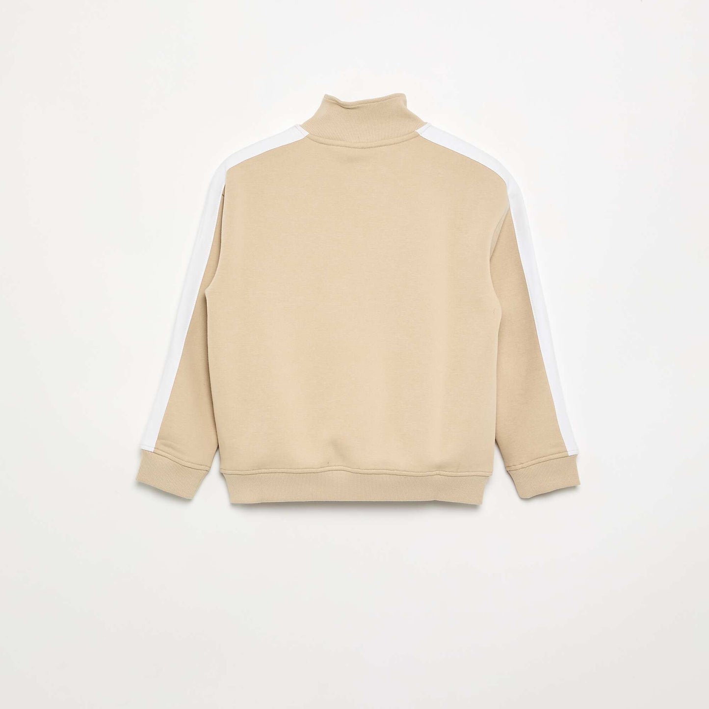 'Minecraft' Trucker Collar Sweatshirt BEIGE