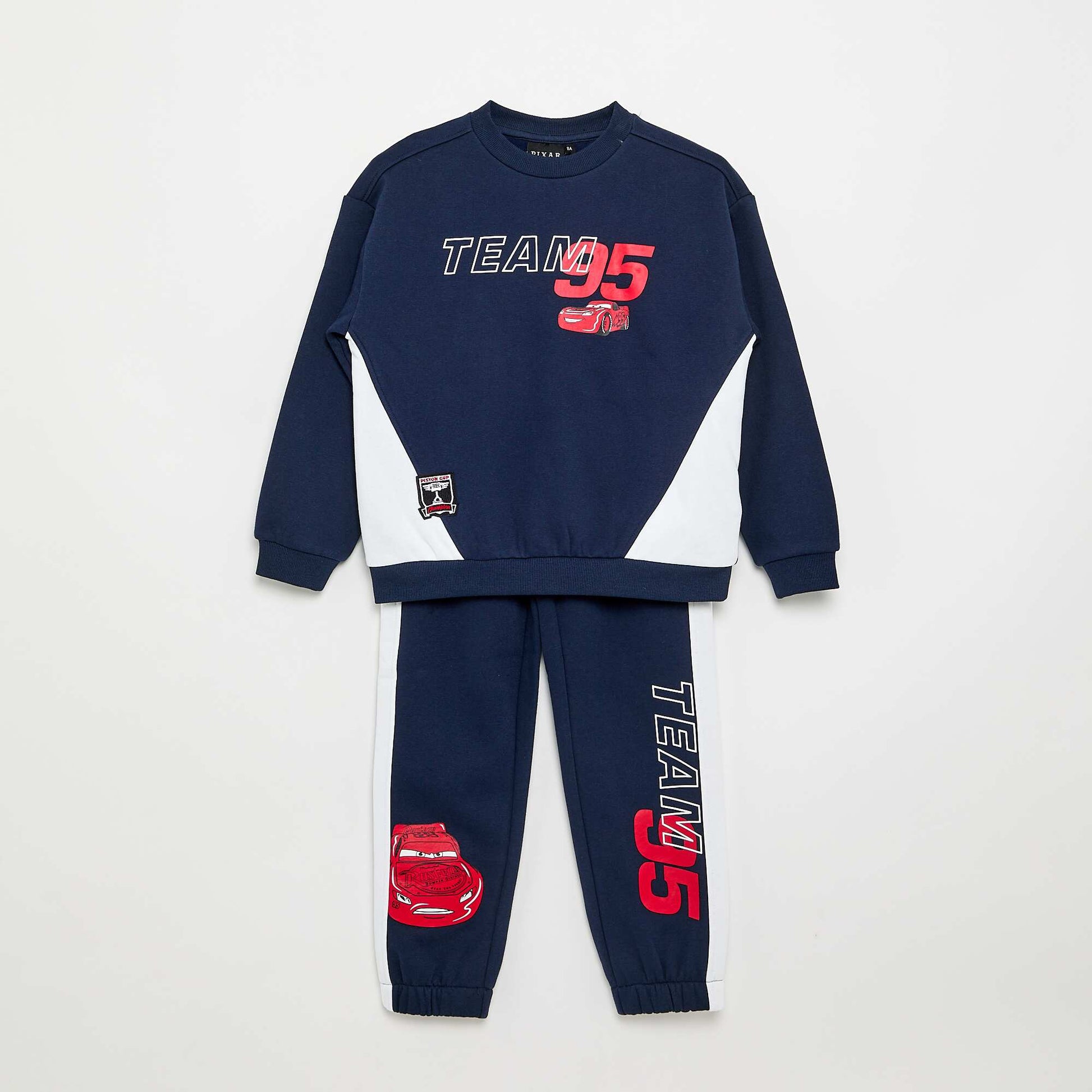 Disney 'Cars' 2-Piece Set - Sweatshirt + Jogging Bottoms BLUE