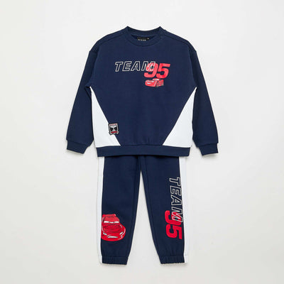 Disney 'Cars' 2-Piece Set - Sweatshirt + Jogging Bottoms BLUE