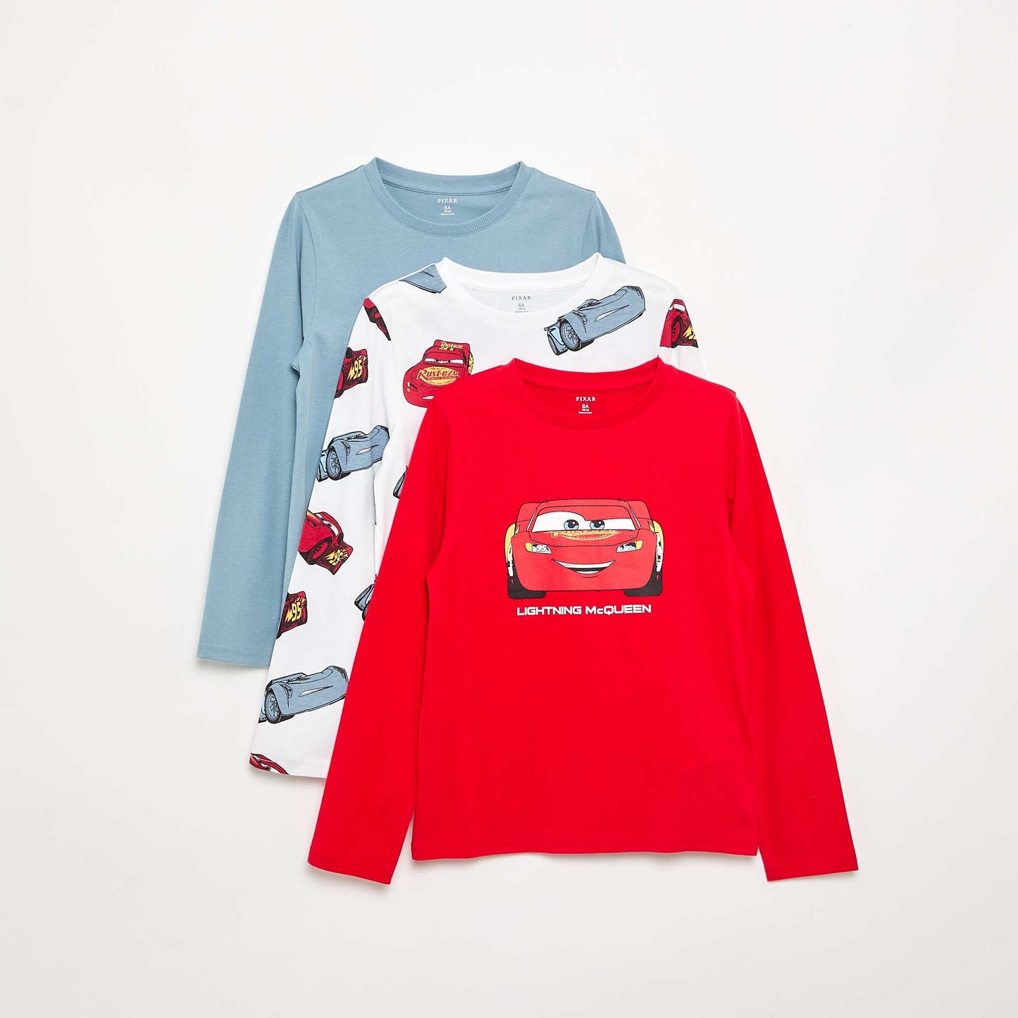 Set of 3 'Disney' Long-Sleeved T-shirts RED