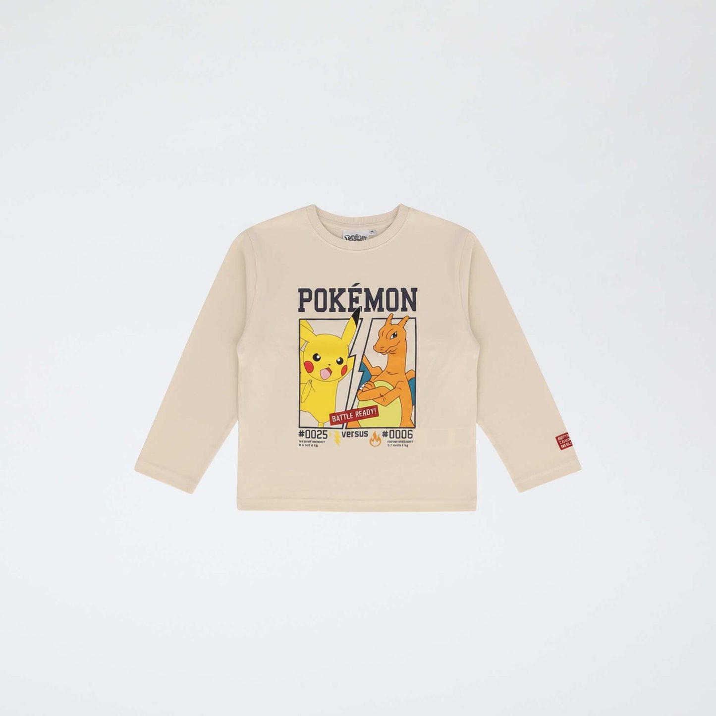Short-sleeved 'Pokémon' print T-shirt BEIGE