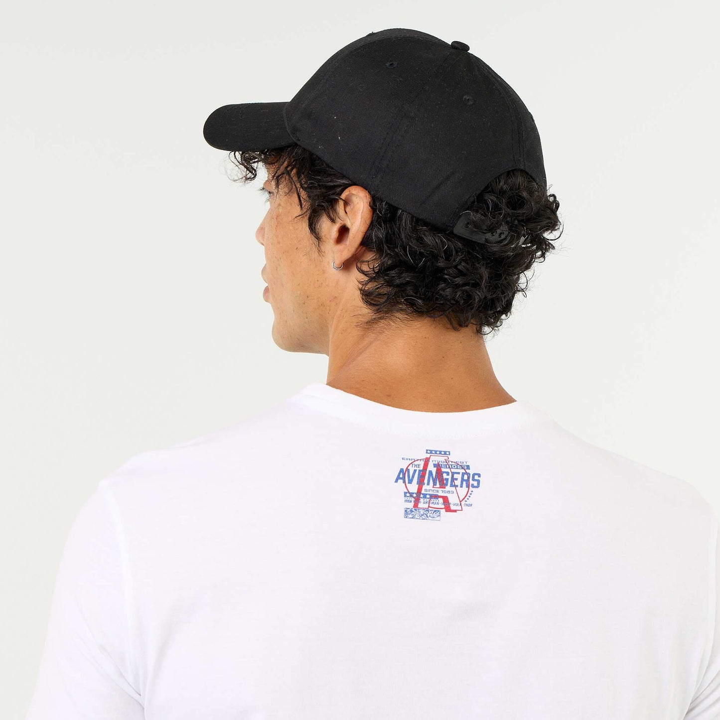 'Marvel' Short-Sleeved T-Shirt WHITE