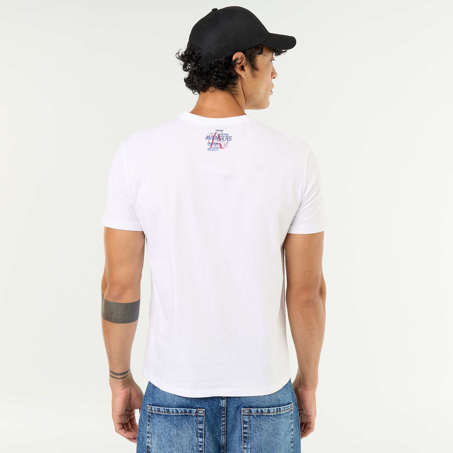 'Marvel' Short-Sleeved T-Shirt WHITE