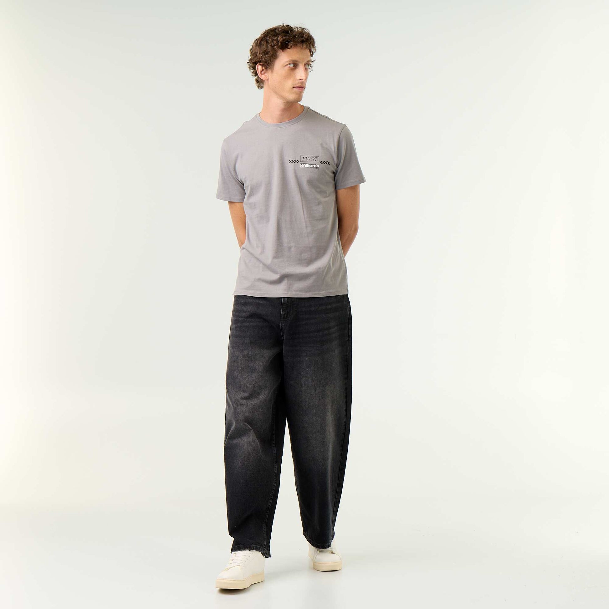 'Williams Racing' Short-Sleeved T-Shirt GREY