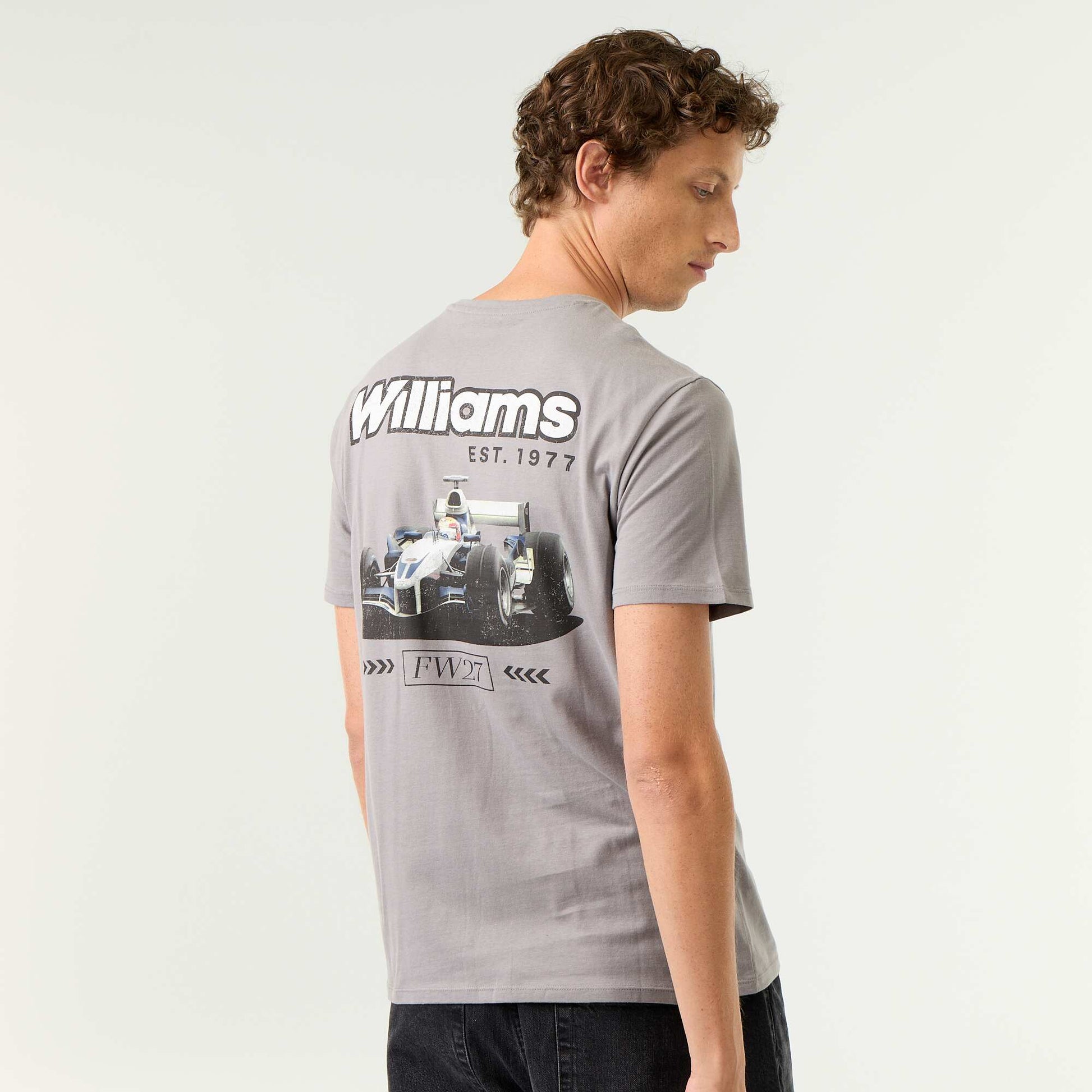 'Williams Racing' Short-Sleeved T-Shirt GREY
