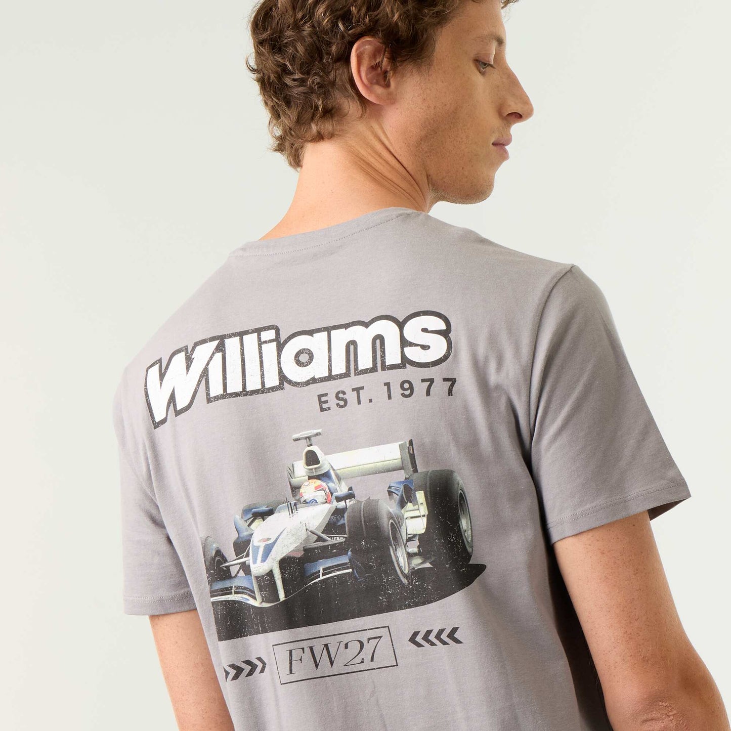 'Williams Racing' Short-Sleeved T-Shirt GREY