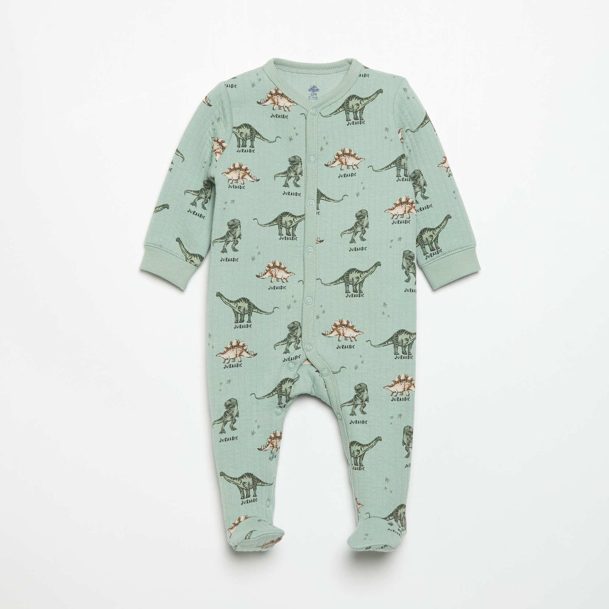 'Jurassic World' Footed Pajamas GREEN
