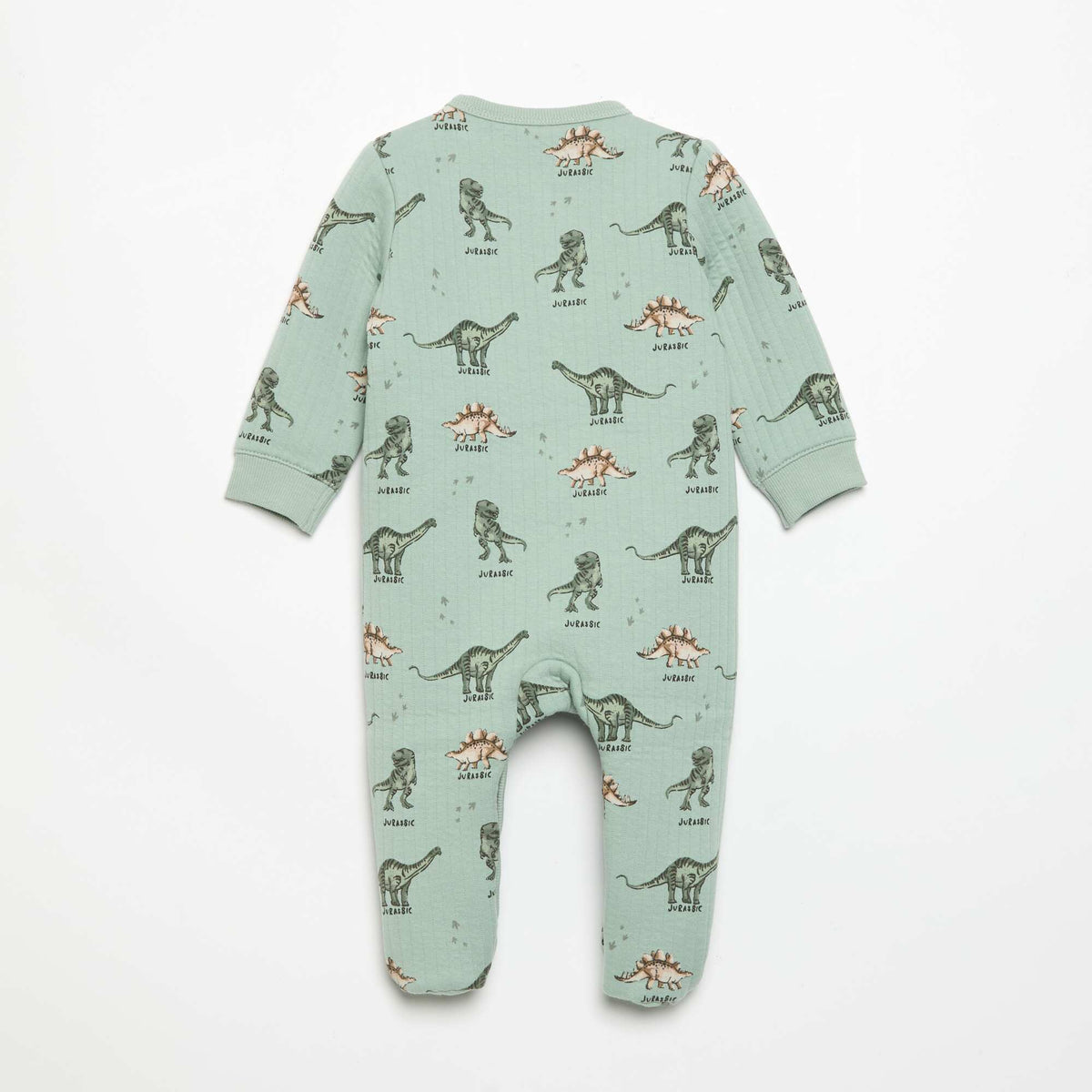 'Jurassic World' Footed Pajamas GREEN