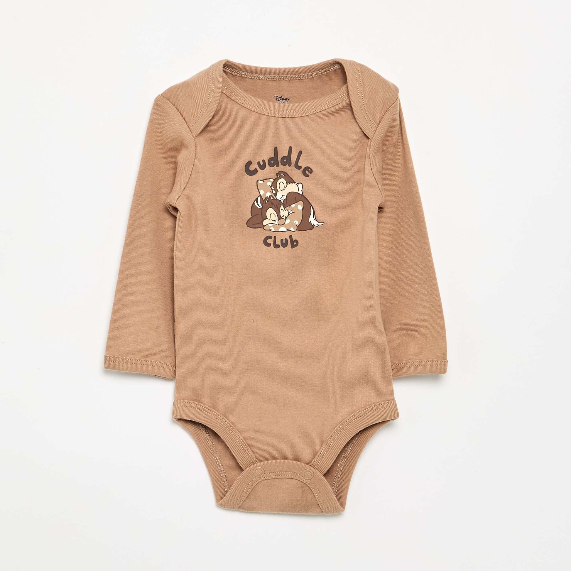 Disney Chip 'n' Dale 2-Pack Bodysuits BEIGE