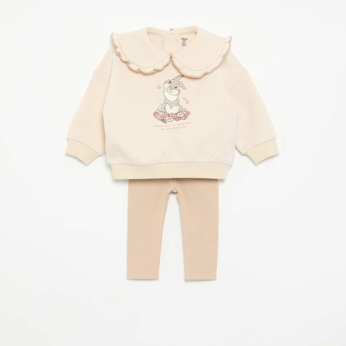 Disney 2-Piece Set: Sweatshirt + Leggings BEIGE