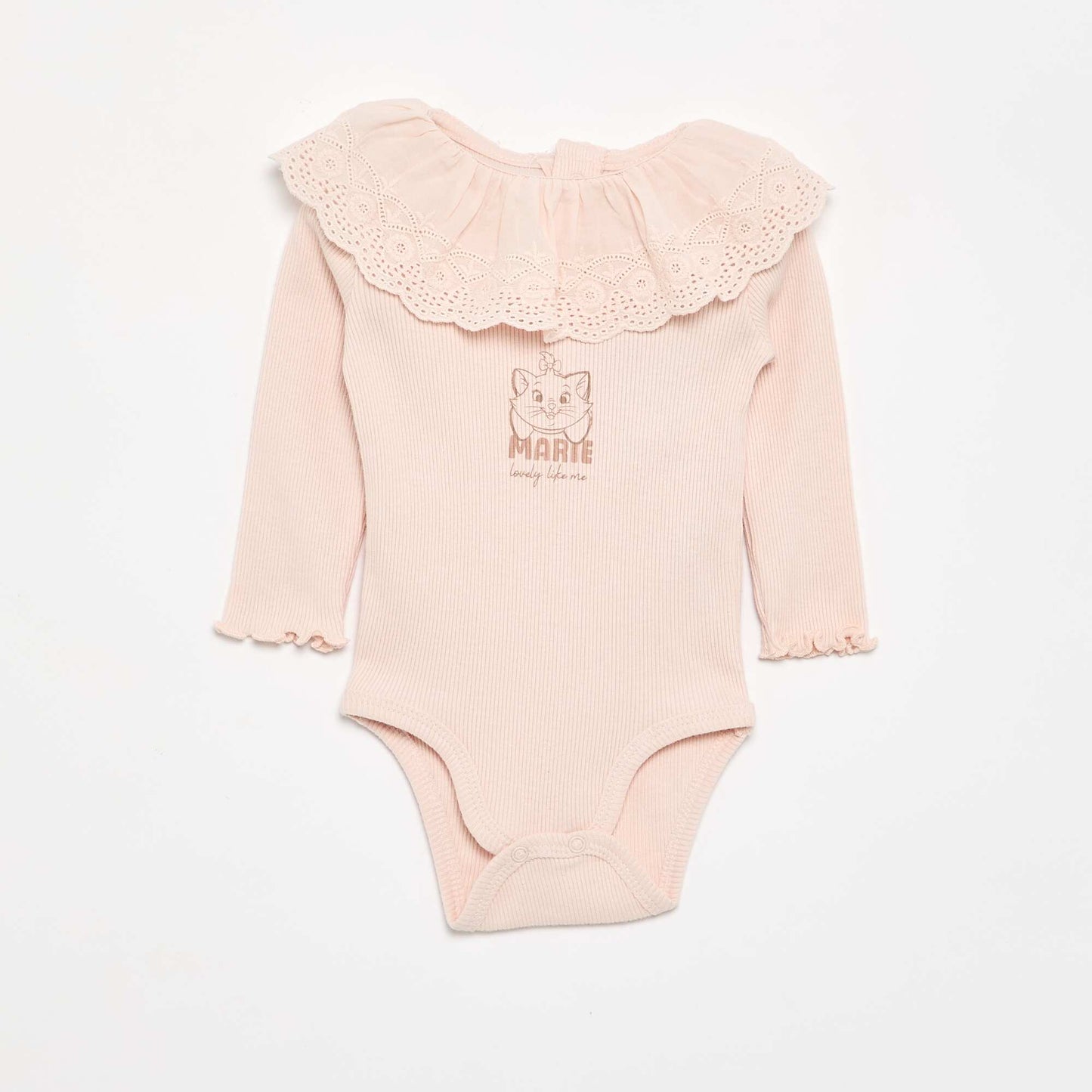 Disney Bodysuit with Embroidered Collar PINK