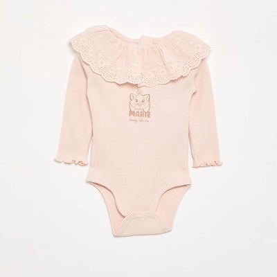 Disney Bodysuit with Embroidered Collar PINK