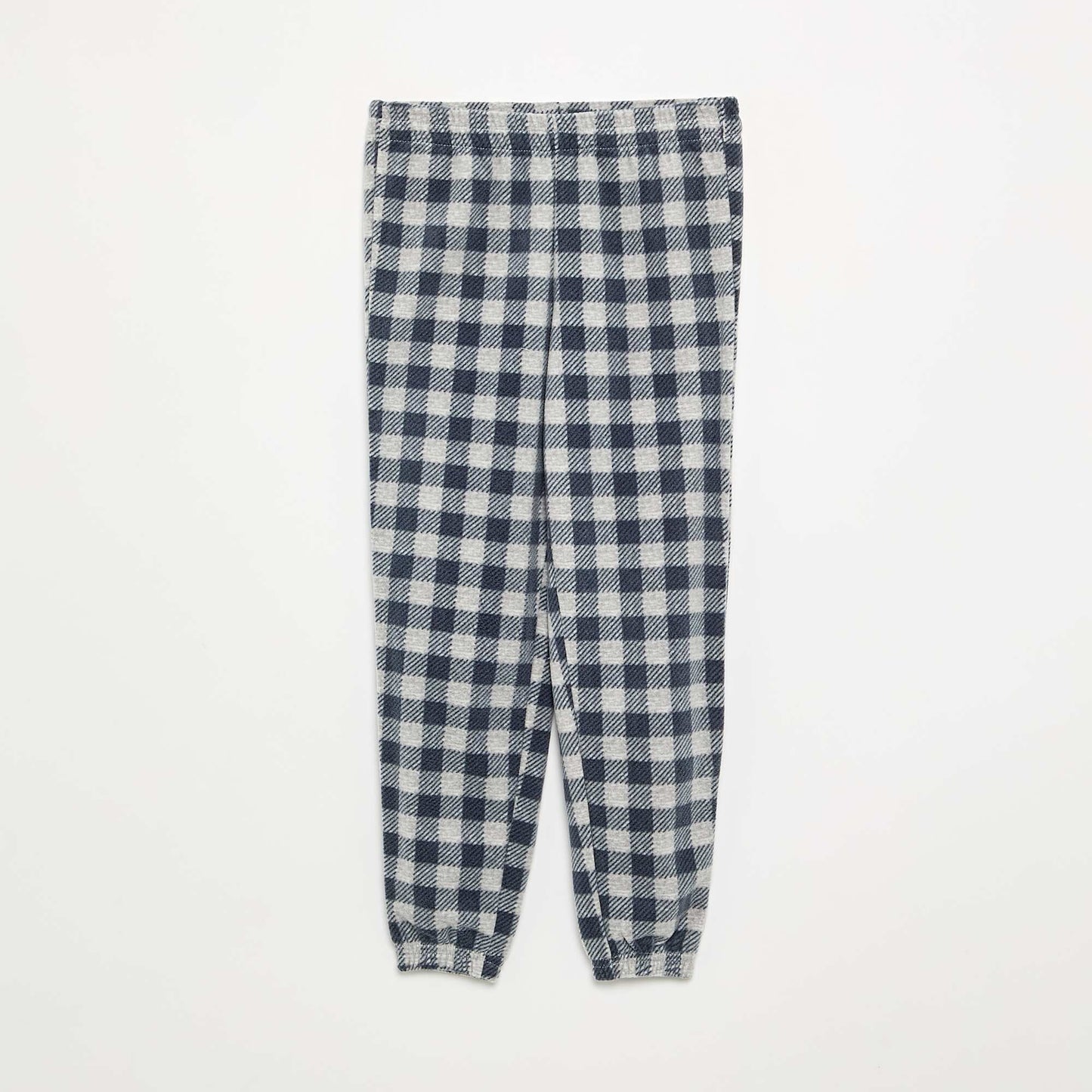 Long fleece pajama set - 2 pieces GREY