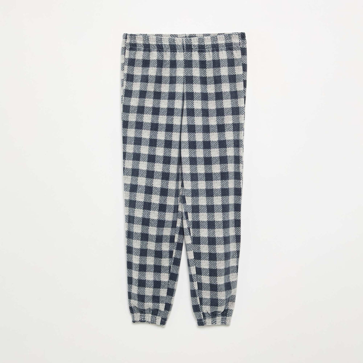 Long fleece pajama set - 2 pieces GREY