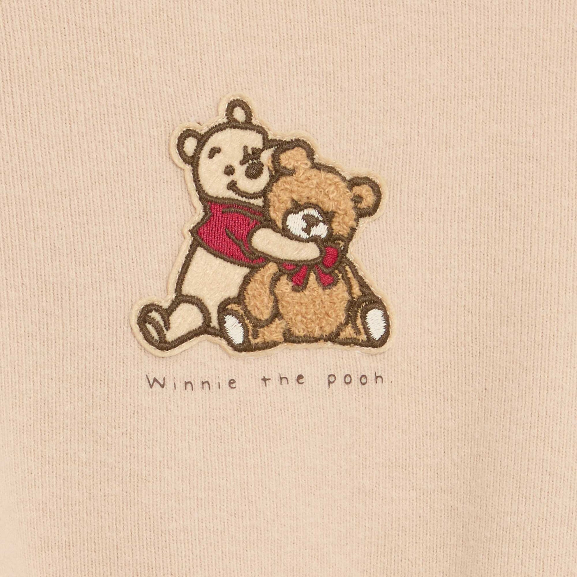 Disney 2-piece set - Ruffled sweatshirt + leggings BEIGE