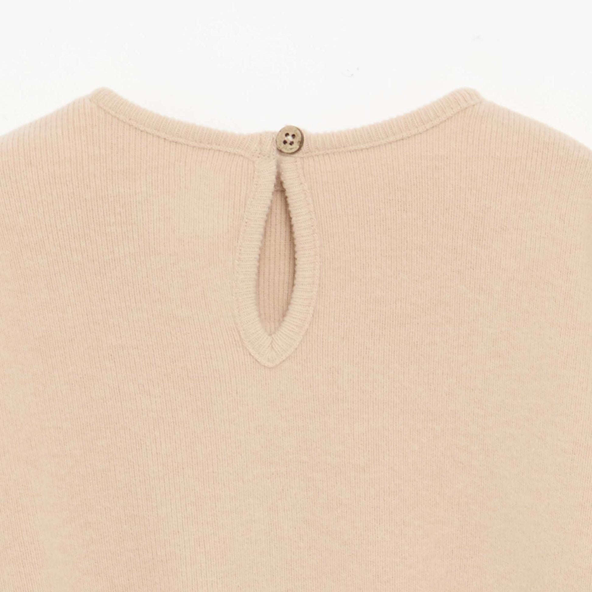Disney 2-piece set - Ruffled sweatshirt + leggings BEIGE