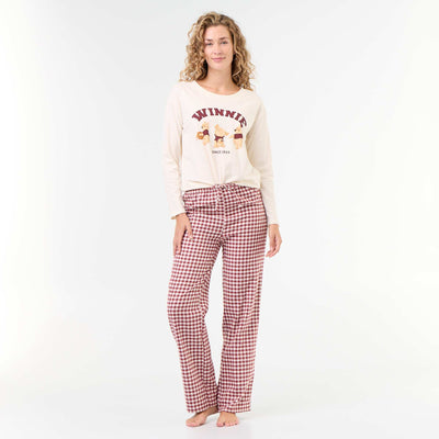 Winnie the Pooh' 'Disney' Long Pyjama Set - 2 Pieces WHITE