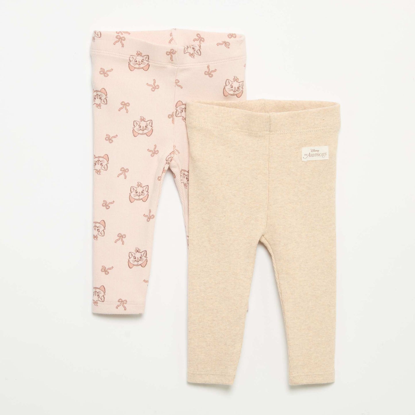 2-pack of 'Disney' Ribbed Leggings PINK