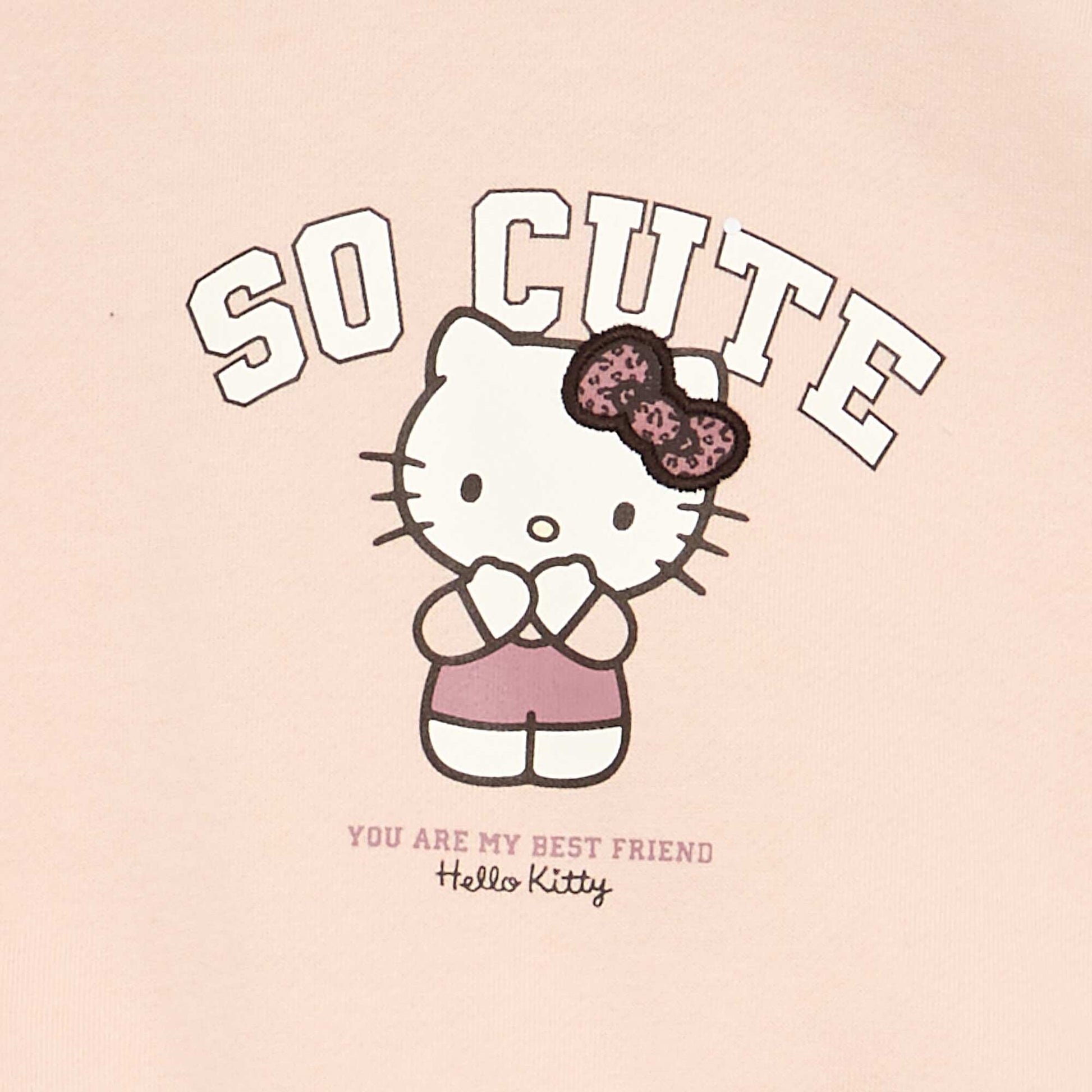 'Hello Kitty' Long-Sleeved Sweatshirt PINK