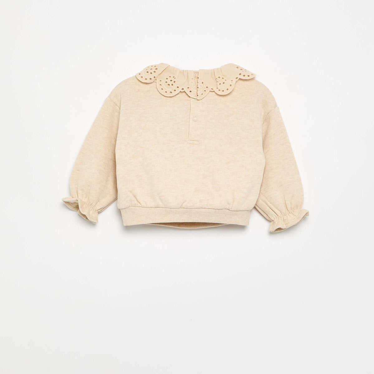 2-piece set - sweatshirt + trousers BEIGE