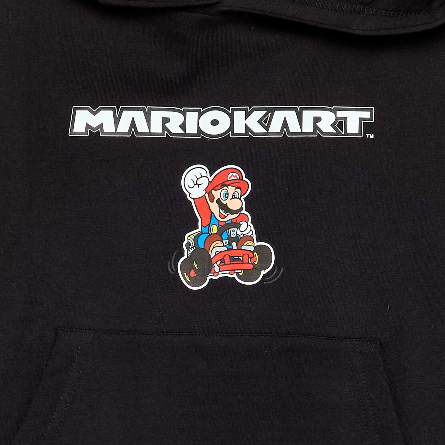 'Mario' 'Nintendo' Hooded Sweatshirt BLACK