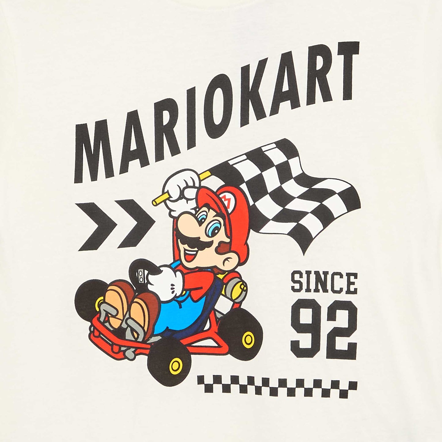 Long-sleeved \'Nintendo\' \'Mario\' T-shirt WHITE