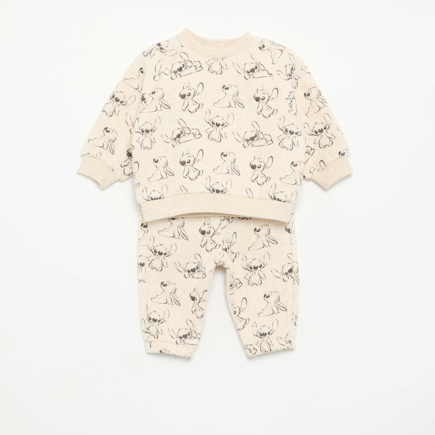 'Disney' 2-piece set: Sweatshirt & Pants BEIGE