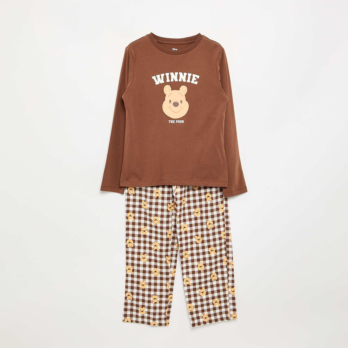 Disney 2-piece pajamas - Long-sleeved T-shirt + pants BROWN