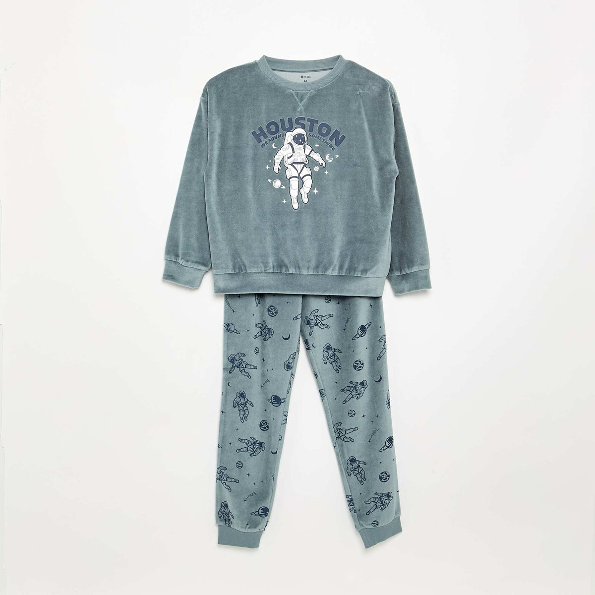 2-piece Pyjama Set - Sweatshirt + Trousers BLUE