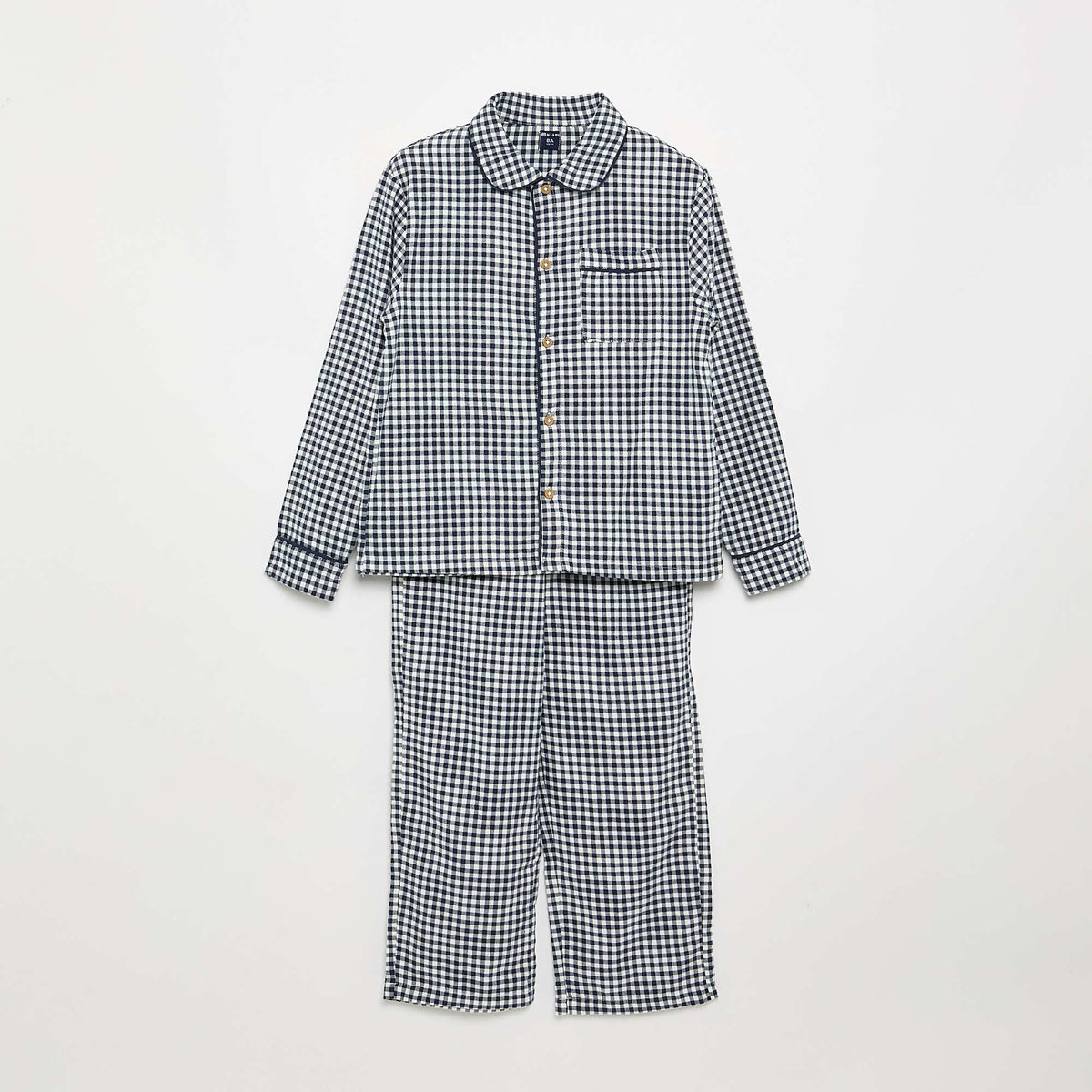 Flannel Plaid Pajamas BLUE