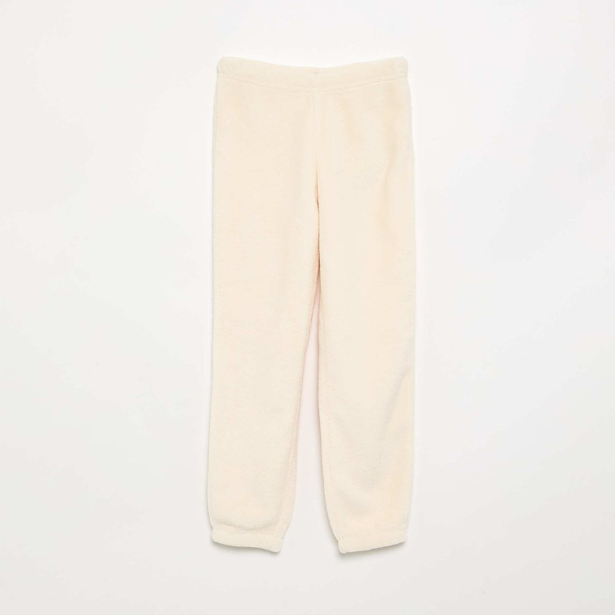 Cozy Coral Fleece Pajama Set - Sweatshirt & Pants PINK