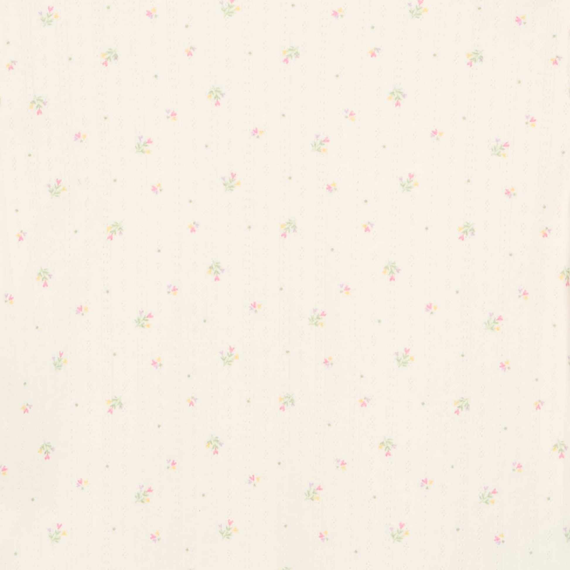 2-piece Pointelle Knit Pajamas BEIGE