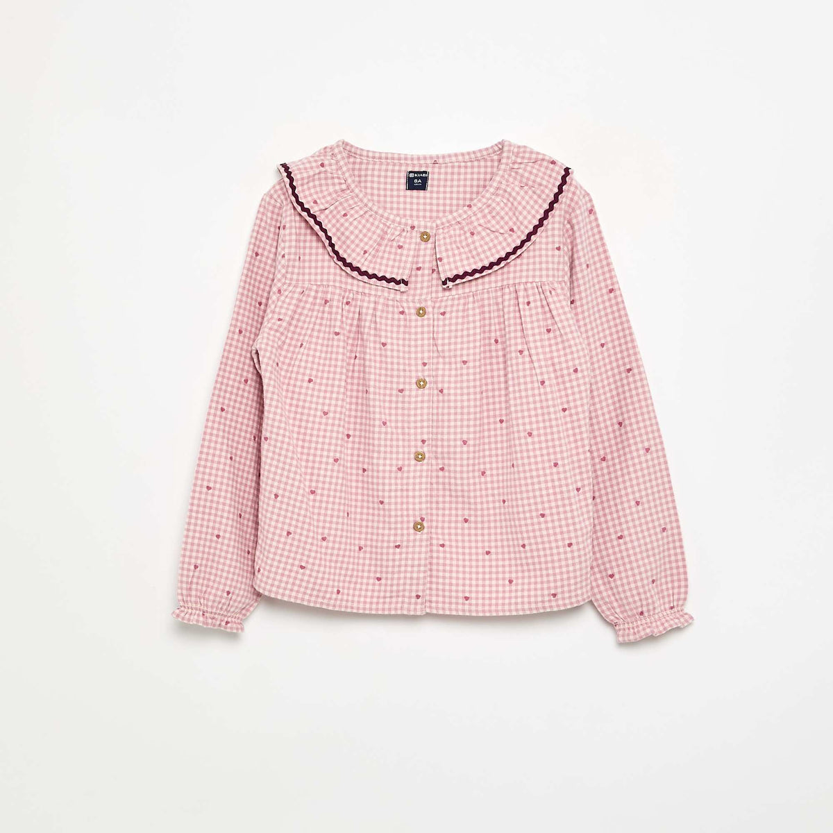 Plaid 2-piece Pajamas PINK