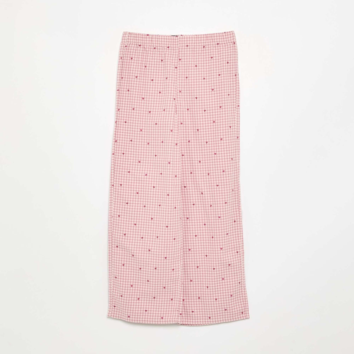 Plaid 2-piece Pajamas PINK