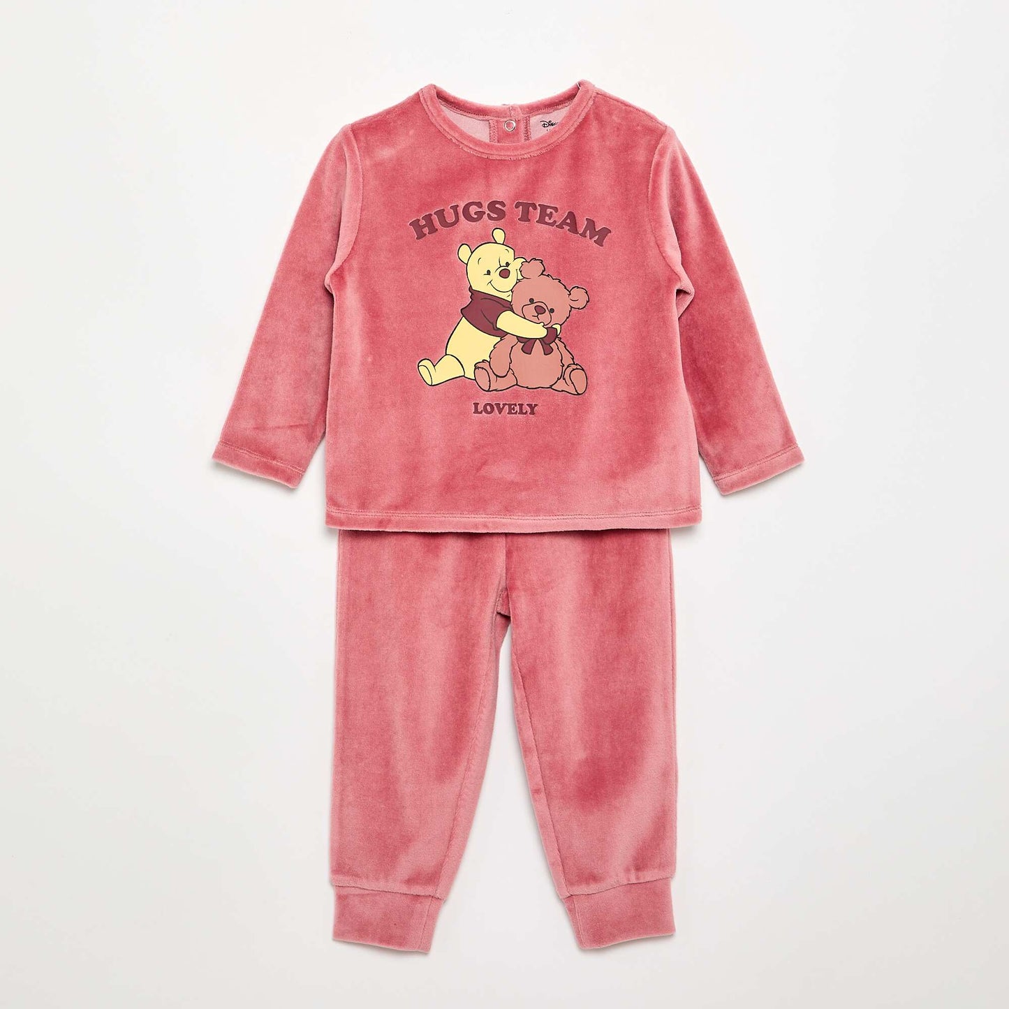 Winnie 2-Piece Velour Pajamas BROWN