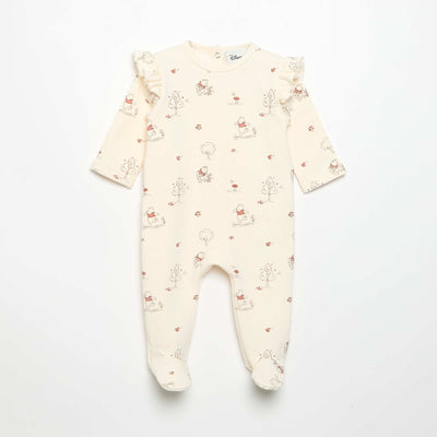 'Disney' 'Winnie the Pooh' Sleepsuit WHITE