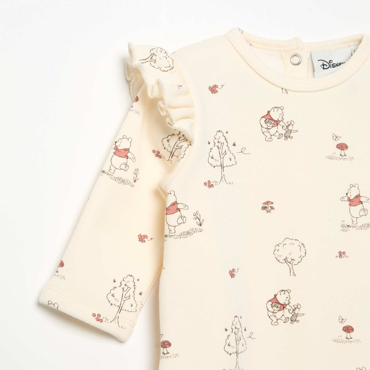 'Disney' 'Winnie the Pooh' Sleepsuit WHITE