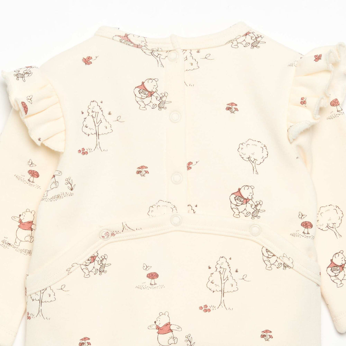 'Disney' 'Winnie the Pooh' Sleepsuit WHITE