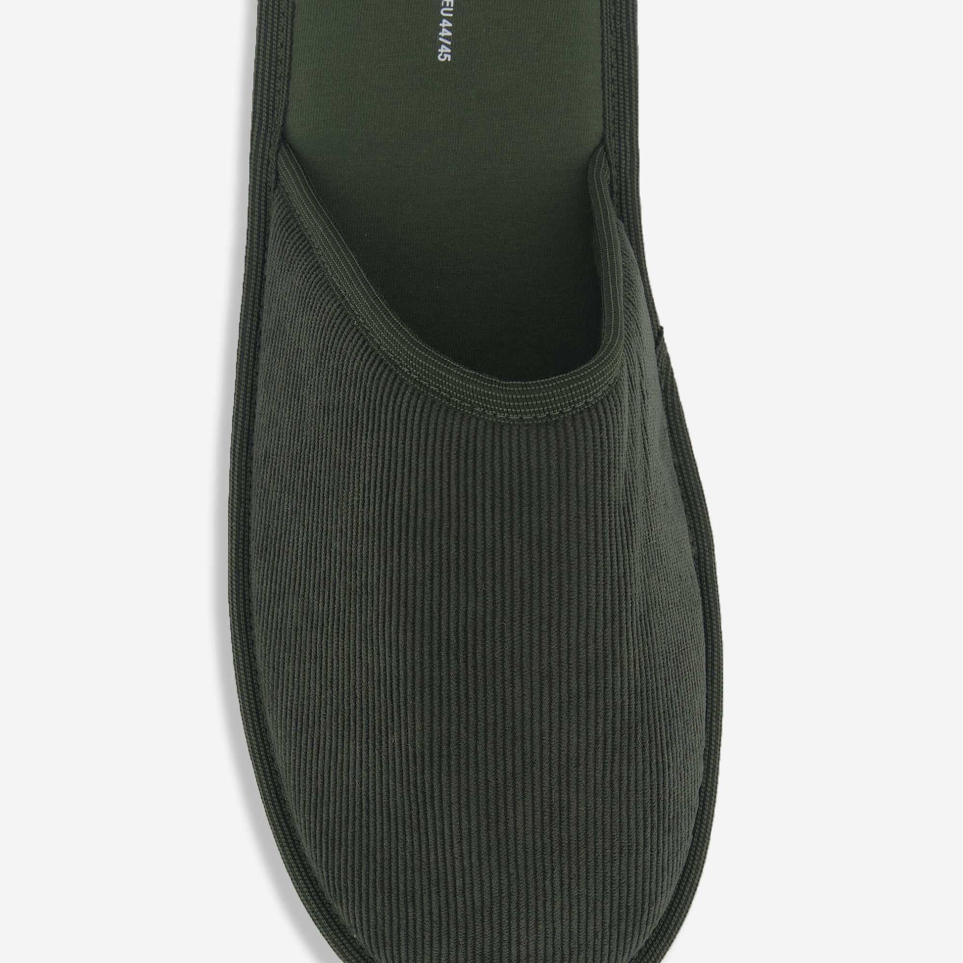Plain Mule Slippers KHAKI