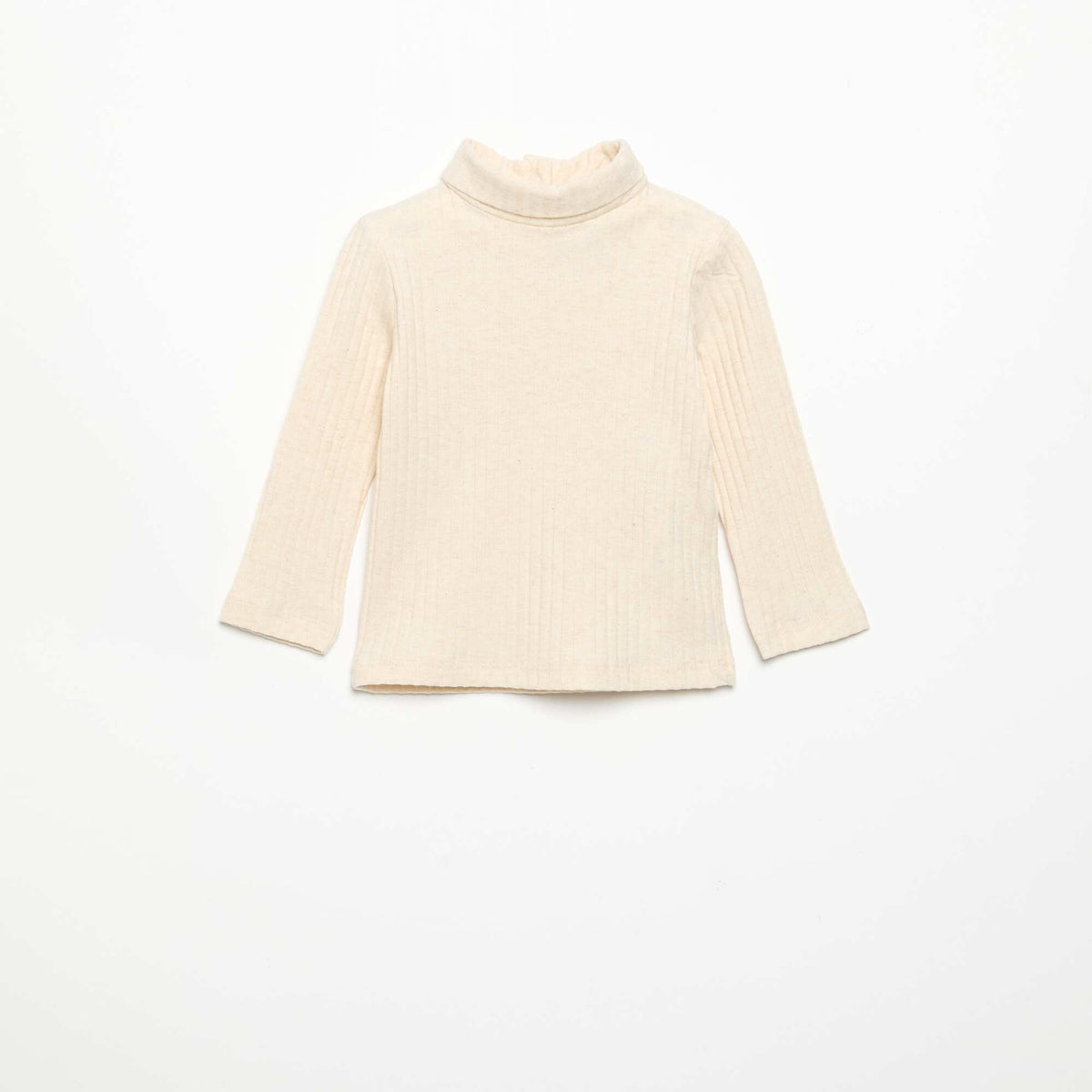 Fine Ribbed Undershirt BEIGE