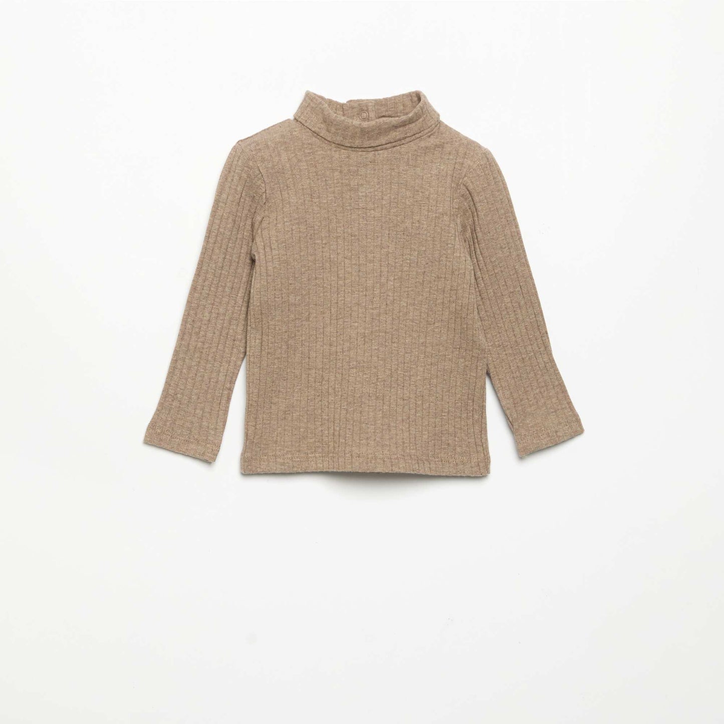 Fine Ribbed Undershirt BROWN