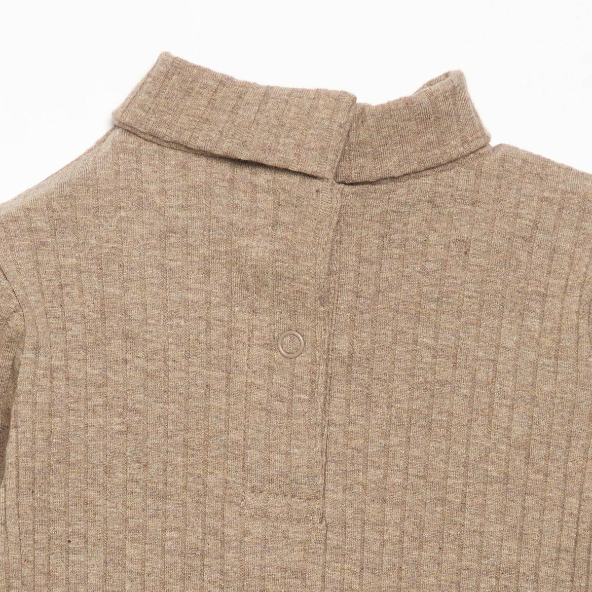 Fine Ribbed Undershirt BROWN
