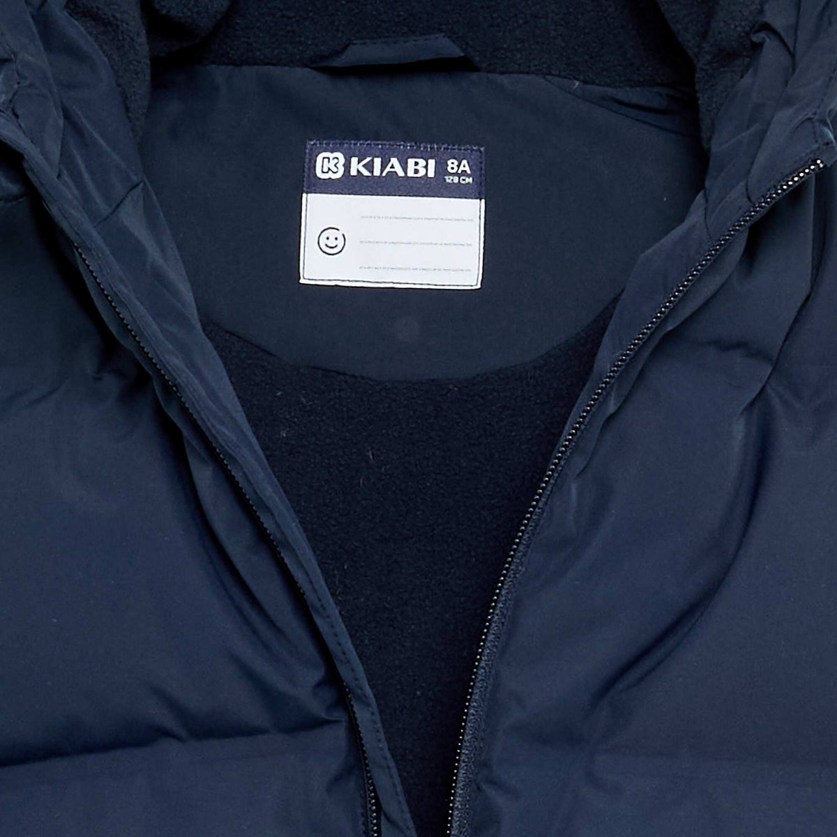 Hooded Quilted Puffer Jacket BLUE