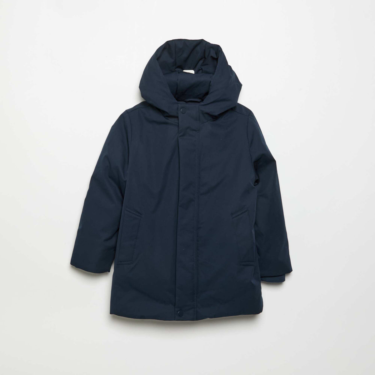 Lined hooded parka BLUE